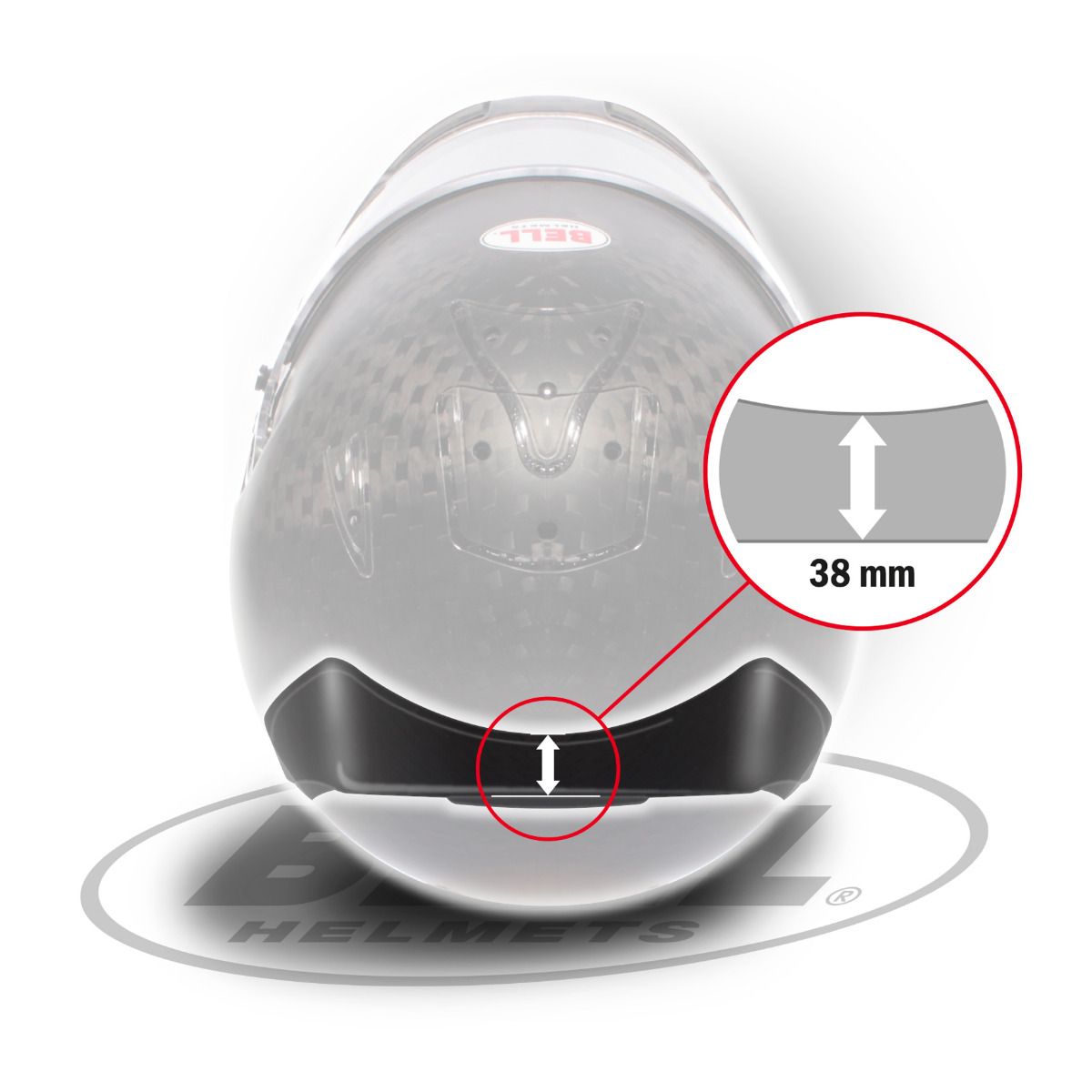 Bell Rear Spoiler - Rs7/Kc7,Kc7-Ev(D&E) V15 F1 Clear